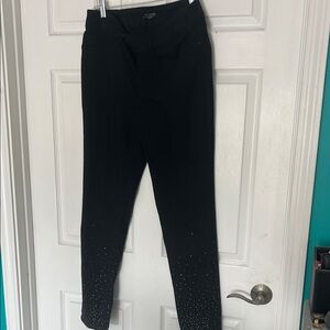 Maurices Black Studded Ankle Pants